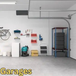 2026 New Upgrade Electric Forced Air Heater With Pivoting Base 5,120 BTU, Yellow | Electric Garage Heater
