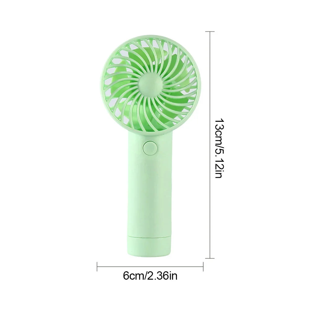 Mini Portable Fans Handheld USB Rechargeable Fan Mini Desktop Air Cooler Outdoor Fan Cooling Travel Hand Fans Ventilation Fan