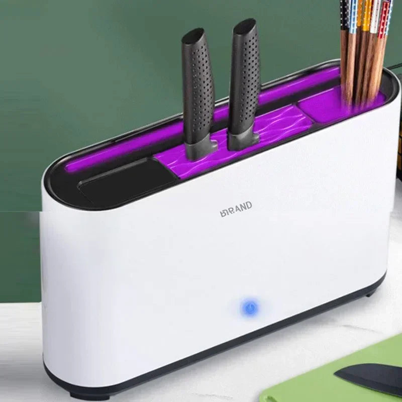New UV Ultraviolet Knife Chopsticks Disinfection Machine Household Kitchen Sterilization Storage Drying Integrated Disinfection