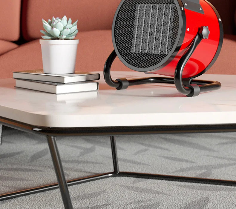 2000W Portable Electric Space Heater with Fan Adjustable Thermostat 2 Heat Settings + Fan Mode Overheat & Tip-Over Protection