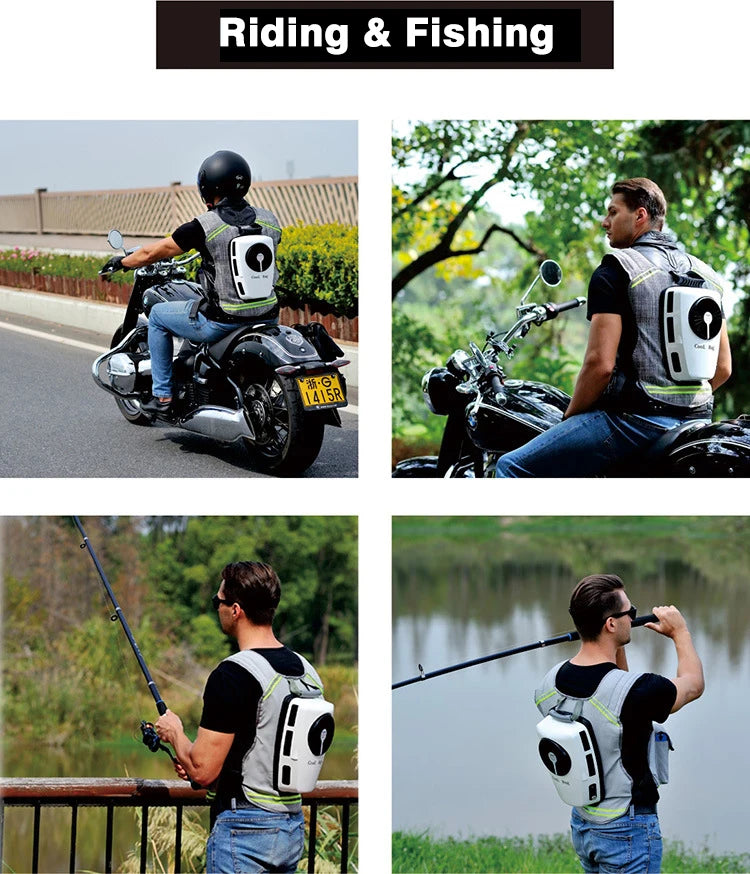 Air Conditioner Clothes Air Conditioning Vest Cloth Cooling Vest DC Micro Compressor Cooler Vortex Tube with Infinite Regulation