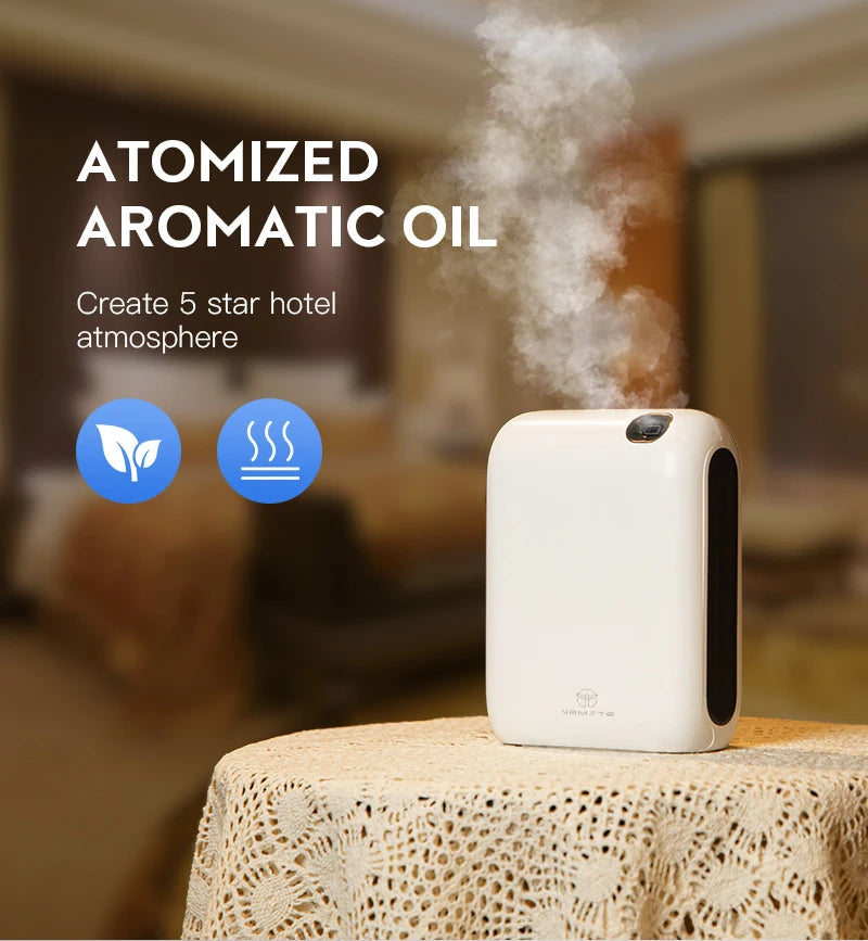NAMSTE Bluetooth Battery Aroma Diffuser Essential Oil Aromatic Fragrant Device Aromatic Scent Diffuser Air Freshener Cover 300m³