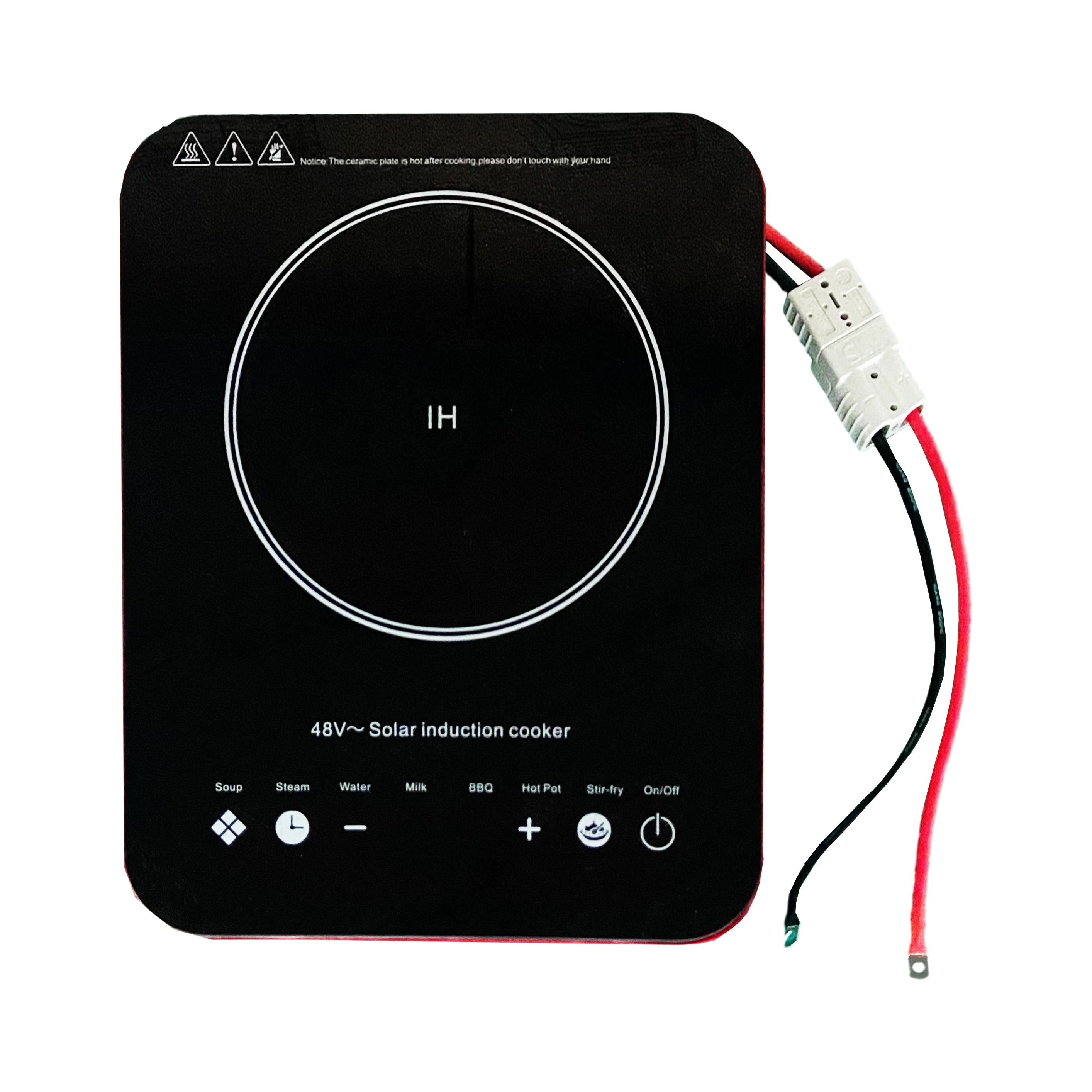 In Stock DC 24V/48V Electric Induction Cooker Photovoltaic Solar Energy Power Bank DC Induction Cooker