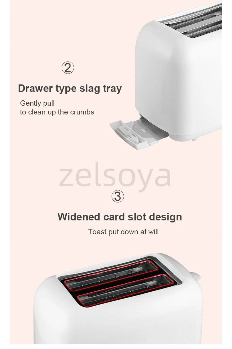Electric Bread Toaster Home Toaster Breakfast Sandwich Maker 110V 220V