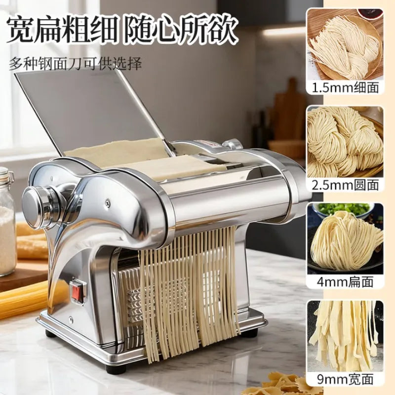 Electric noodle press, fully automatic, multi-functional dumpling wrapper, commercial noodle rolling machine