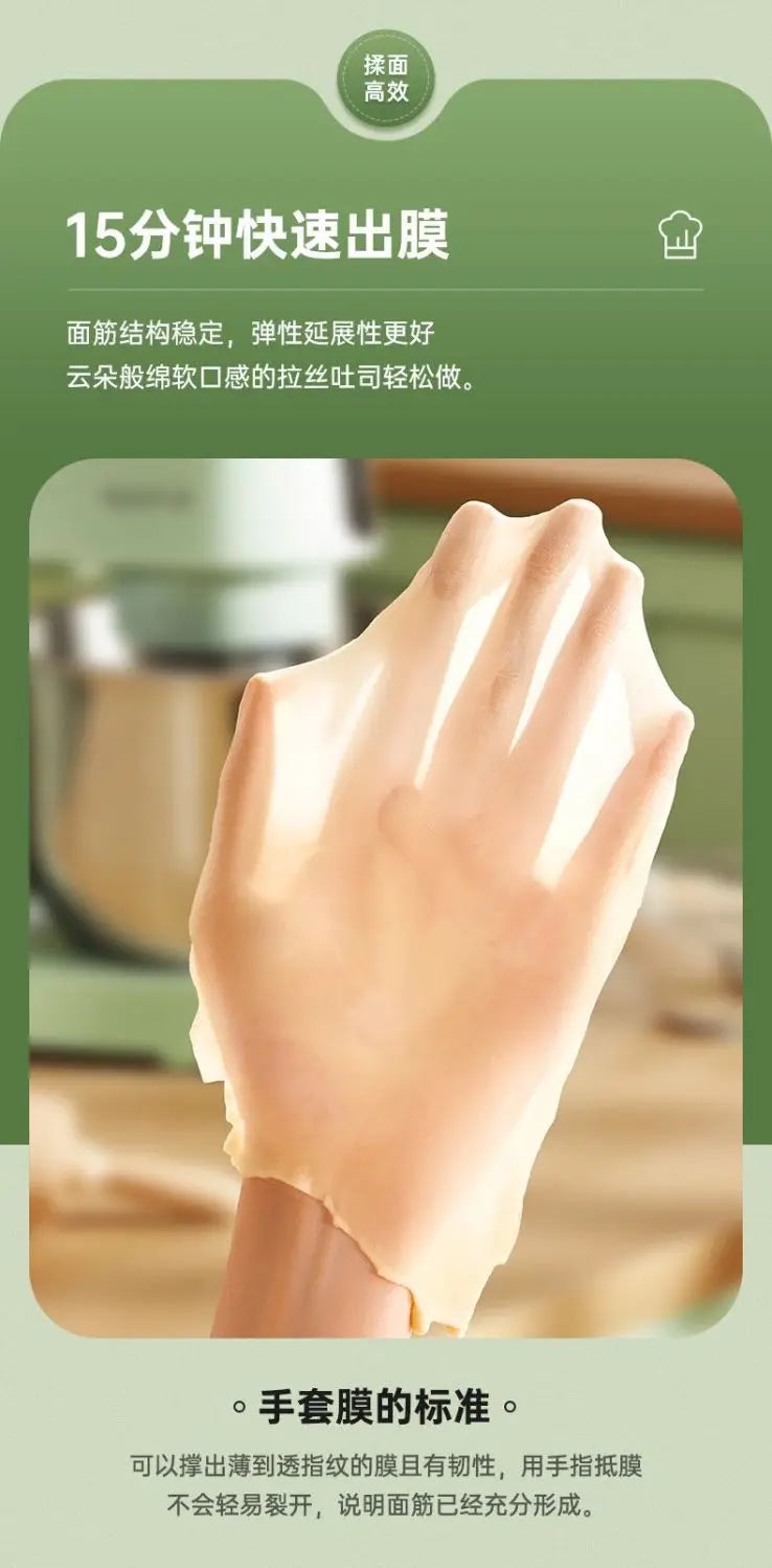 Home Stand Mixer: Multi-Function Fully Automatic Small Dough Kneader, Mixer with Fermentation