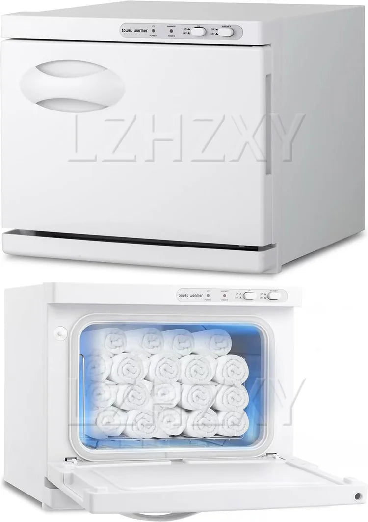 Electric Towel Warmer 8L Towel Hot Facial Salon Spa Beauty Equipment Towel Cleaning Cabinet UV + heating