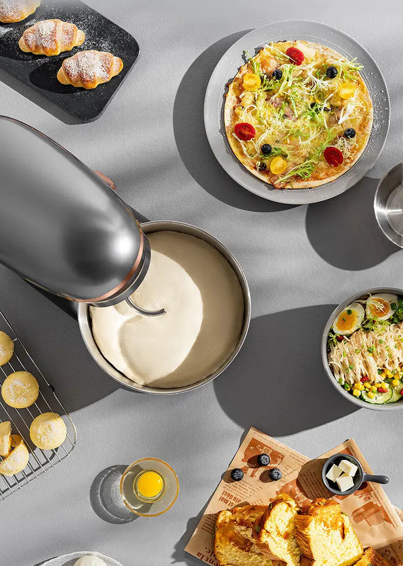 Multifunctional Stand Mixer, Automatic Dough Kneader with Fermentation Function, All-in-One Food Mixer for Home