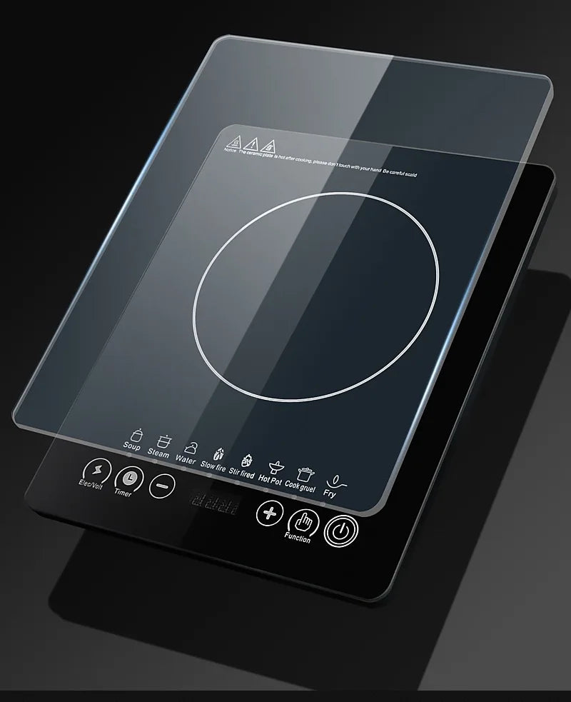 High-power Solar Induction Cooker Multi-functional Household Stir-fry Soup Hot Pot