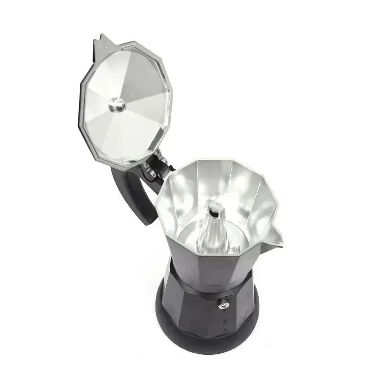 220V 300ml Aluminum Electric Mocha Pot Italian Style EU Plug-in Coffee Maker For Household Fast Convenient Electric Coffee Pot