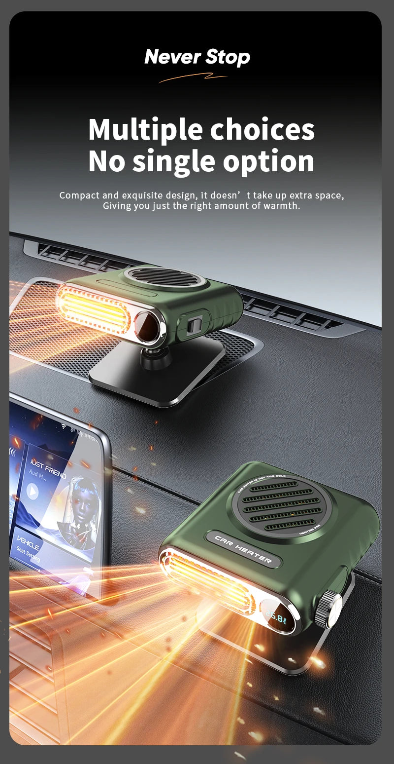 12v/24v digital display 150W car heater 2 gear speed regulation for defrosting defogging heating Air Purification 2026 ﻿