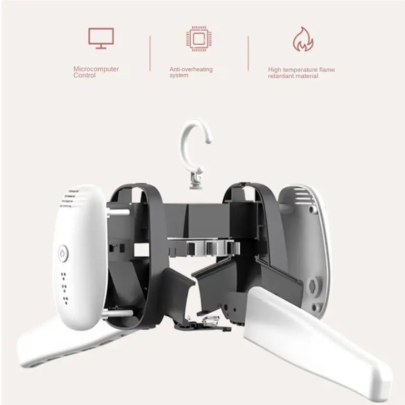 BAAJ-Portable Dryer Clothes Hangers Laundry Electric Dryer Machine For Dormitory Home US Plug