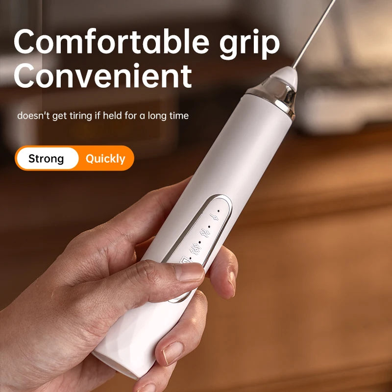 Milk Frother Wand Coffee Frother Handheld Foam Maker For Latte Rechargeable Electric Milk Frother Handheld Drink Mixer Gift Idea