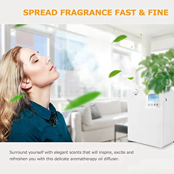 Waterless Aroma Diffuser 300ml WIFI Control Essential Oil Diffuser Timer Function Aromatic Fragrance Device For Home Hotel