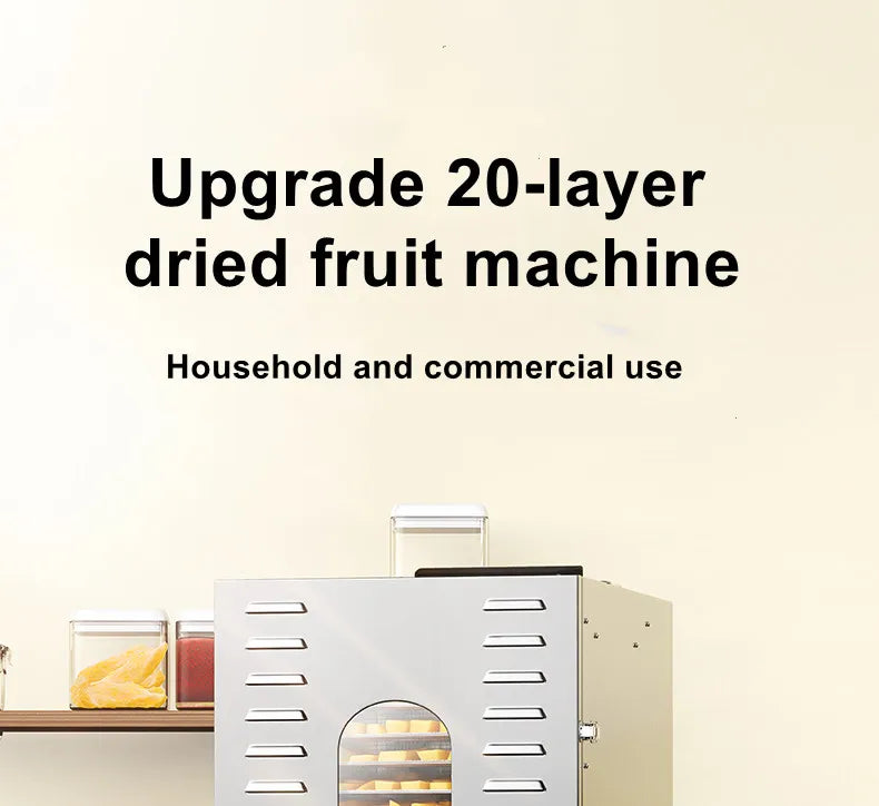 20-Layer Dryer Fruit Machine Dehydration Machine Household Commercial Dried Fruit Machine Vegetables And Pet Snacks Dryer Home