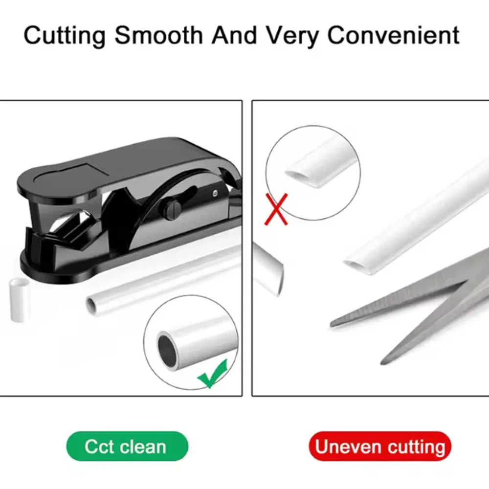 PTFE Tube Cutter PE Hose Pipe Cutter Plastic Tubing Cutting Tool for Nylon PU PVC Tube Cut Up To Purifier Water Pipe Tube
