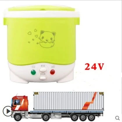 1L Electric Mini Rice Cooker MultiCookers Portable Rice Cooker Used In House 220V Or Car 12V Truck 24V Multicookings