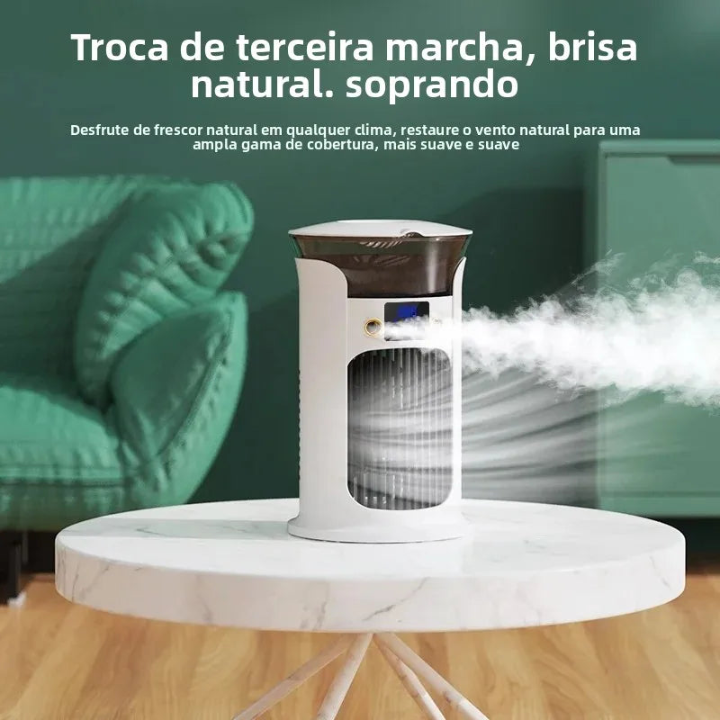 Portable Desktop Cold Air Fan USB Mini Home Use Multi-Function Air Conditioner Fan for Personal Cooling