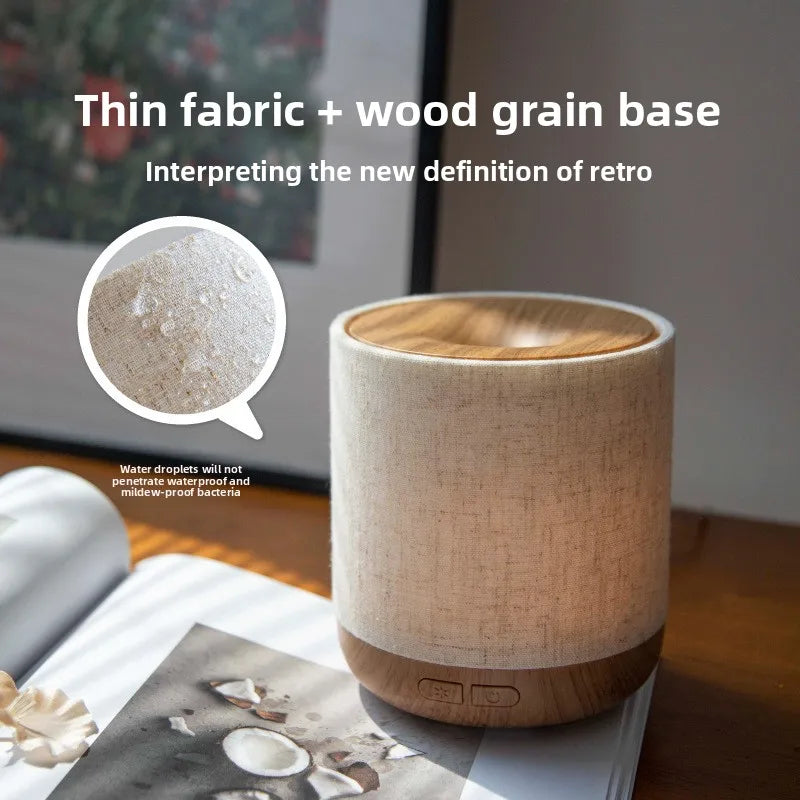 2026 New Upgraded Essential Oil Diffuser with Fabric Cover and Night Lamp Ultrasonic Aroma Diffuser  Humidifier  Lights Room