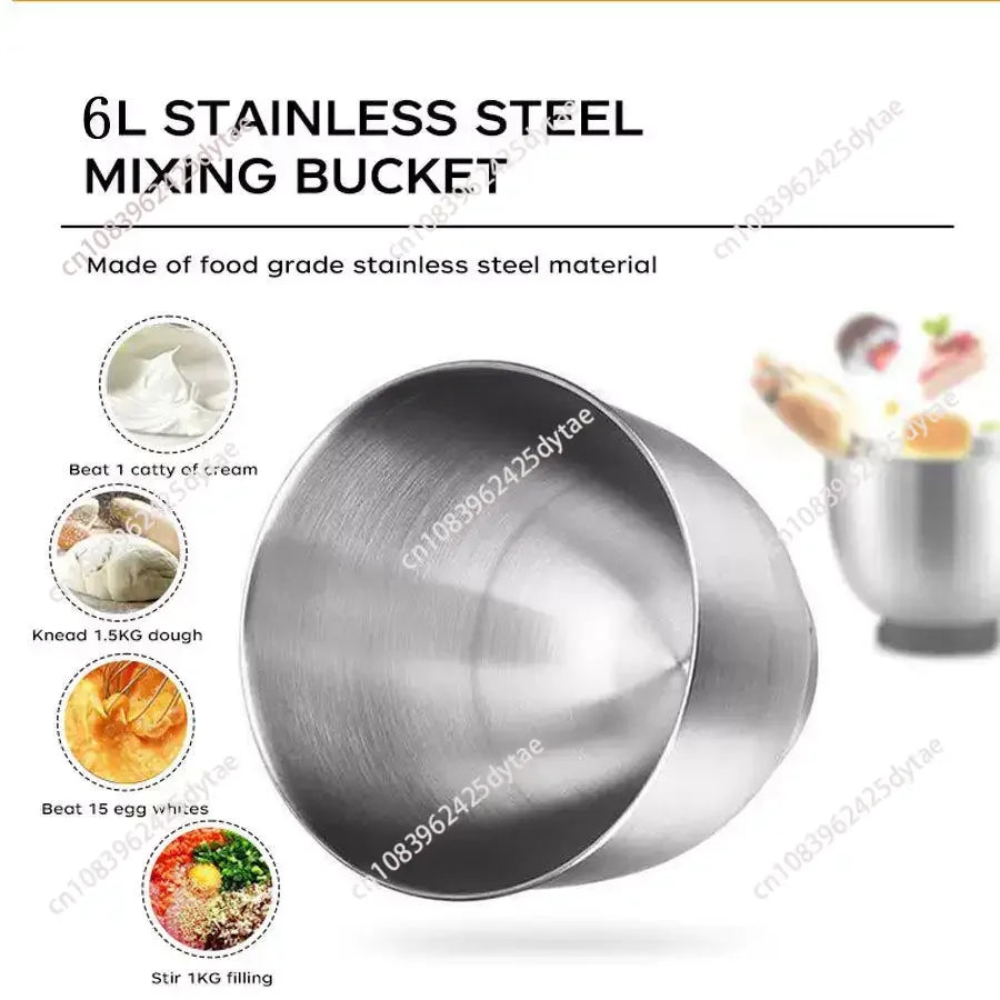 Household Stand  High power capacity 2200W 10L Cake Bread Dough Mixer Planetary Electric Home Kitchen Appliance Food Mixer