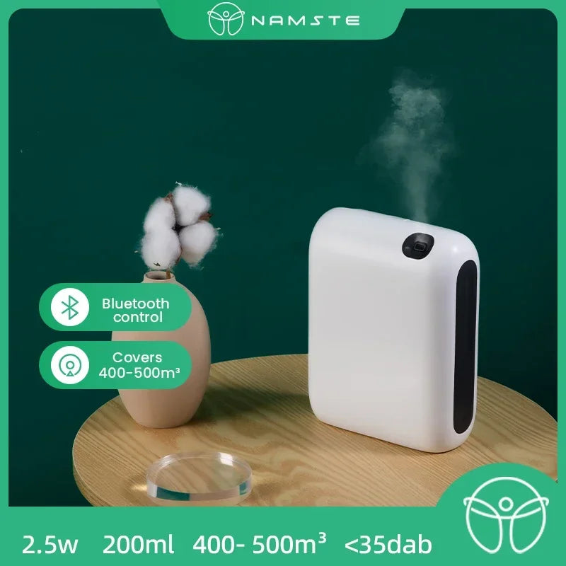 NAMSTE 500m³ Aroma Diffuser Electric Aromati Oasis 200ML Essential Oil Capacity Air Freshener Smart bluetooth control Diffuser