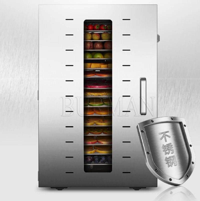 Large Household Food Fruit  Dryer High Capacity 16 Layers Dried Frame Low Noise
