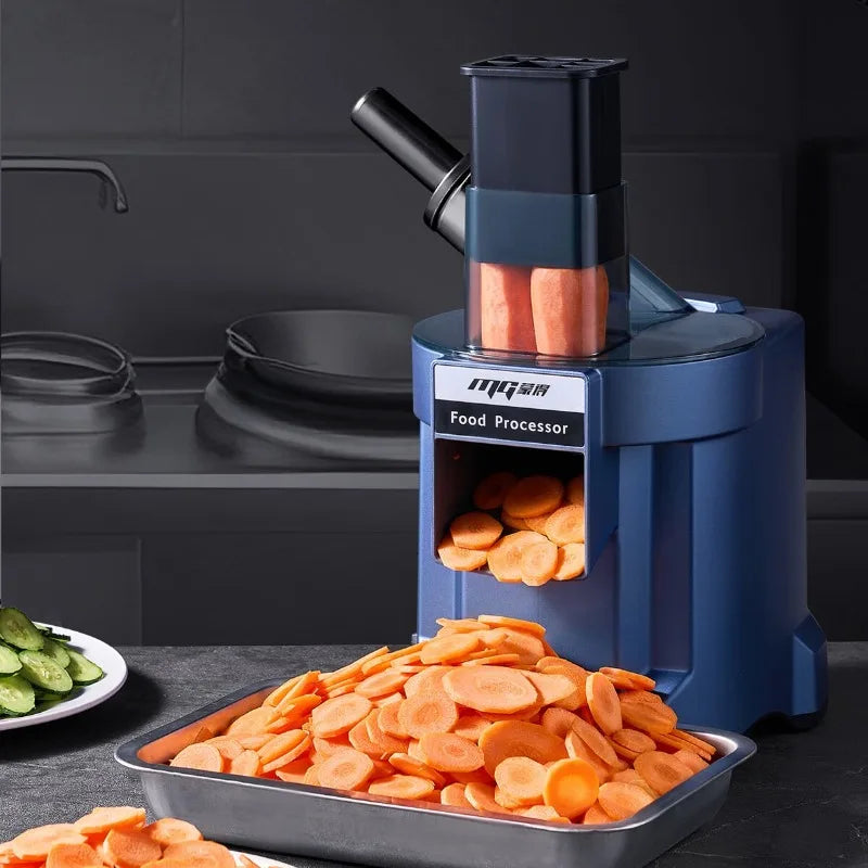 Commercial vegetable cutter Electric shredder Shredded potatoes Shredded radish Household slicer Peeling and dicing machine
