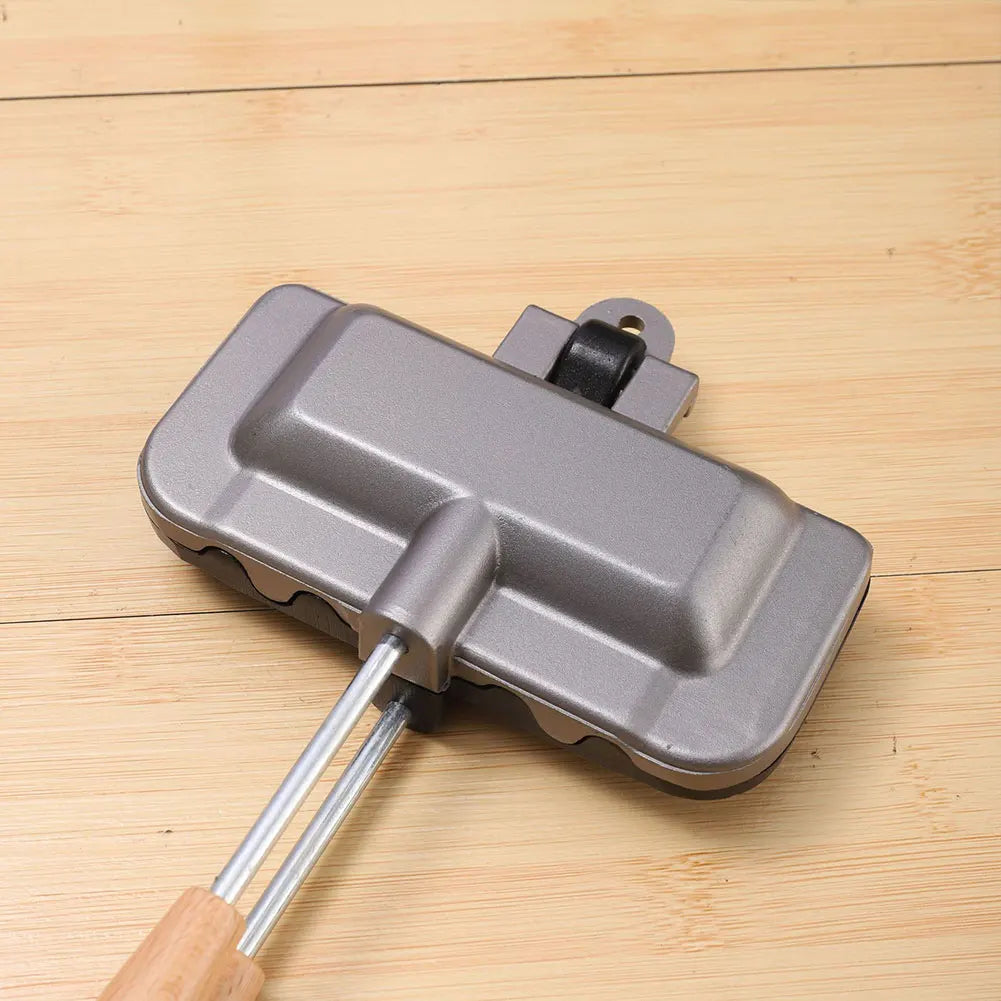 Hot Dog Toaster Non Stick Aluminum Alloy Bread Toast Breakfast Machine Sandwich Maker Waffle Pancake Baking Barbecue Oven Mold