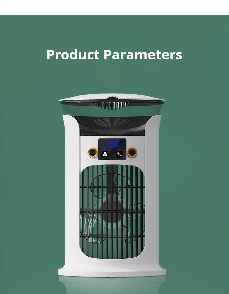 Portable Desktop Cold Air Fan USB Mini Home Use Multi-Function Air Conditioner Fan for Personal Cooling