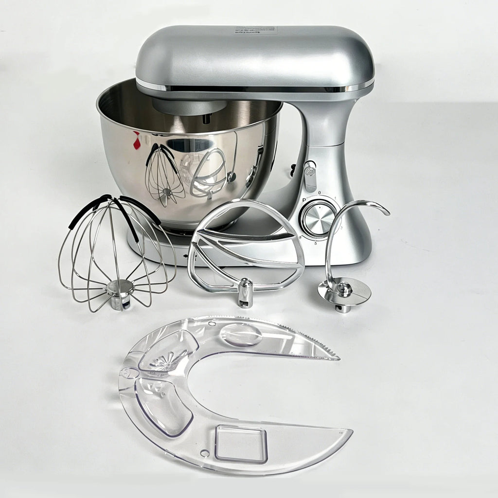 2000W Electric Home Kitchen Stand Mixer 6-Speed 8L ABS Plastic Mixing Bowl Stainless Steel Tilt-Head Design Food Mixer