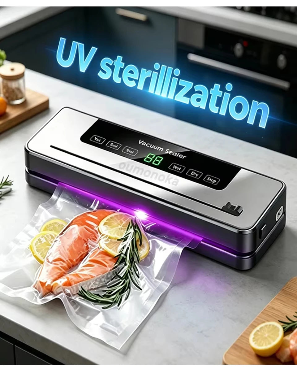 Multi-Mode Food Vacuum Sealer for Vacuumor for Products  Cuisine Packaging Plastic Bag Sealant Kitchen Sealing Machine