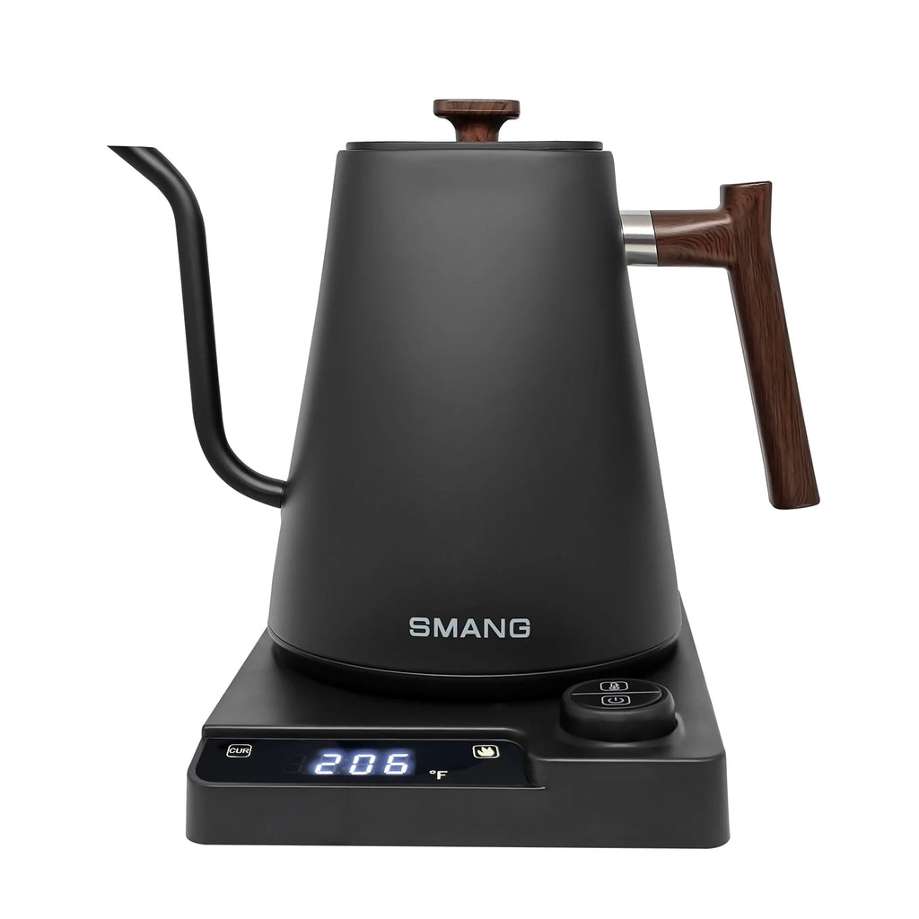 SMANG 1200W Gooseneck Electric Kettle 1L Temperature Control Coffee Kettle Pour Over Coffee Kettle Coffee and Tea Kettle