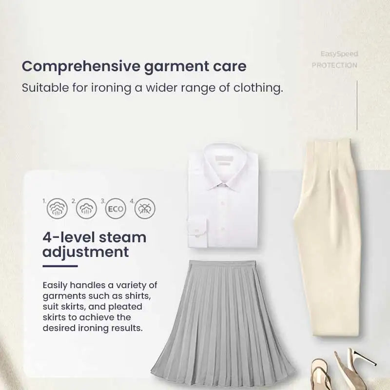 Philips Steam Iron GC1752/38 1700W Ceramic Soleplate Anti-Drip 4 Steam Setting Dry Steam Iron for Home Clothes Ironing Daily Use