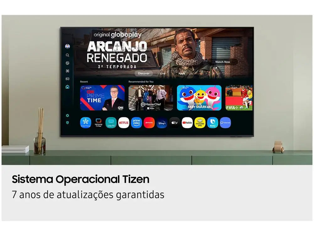 Smart Tv 70" Samsungs Uhd 4K Crystal U8500F Un70U8500Fgxzd Tizen 2025