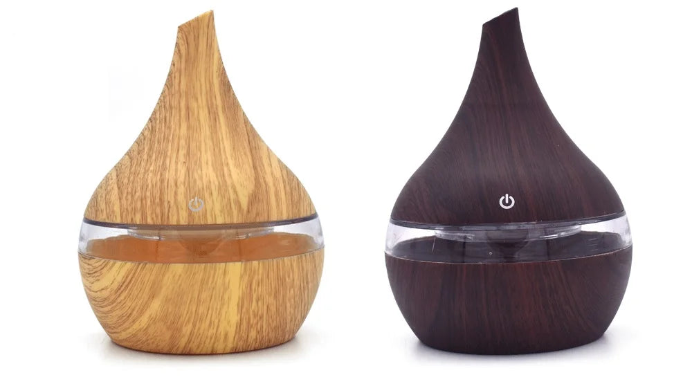 Portable Aroma Diffuser Ultrasonic Air Humidifier Essential Oil Mist Maker Cool Mist Air Purifier with 7 Color LED Night Light