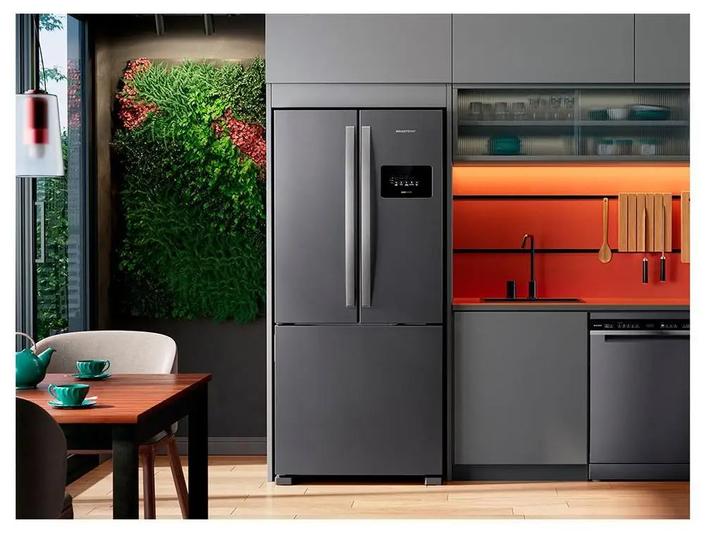 Brastemp Frost Free French Door Stainless Steel Refrigerator 559L Bro85Mkana - 110V