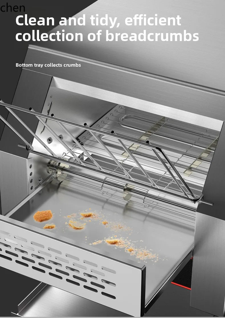 HXL Chain Toaster Commercial Track Toaster Fully Automatic Breakfast Bread Toaster