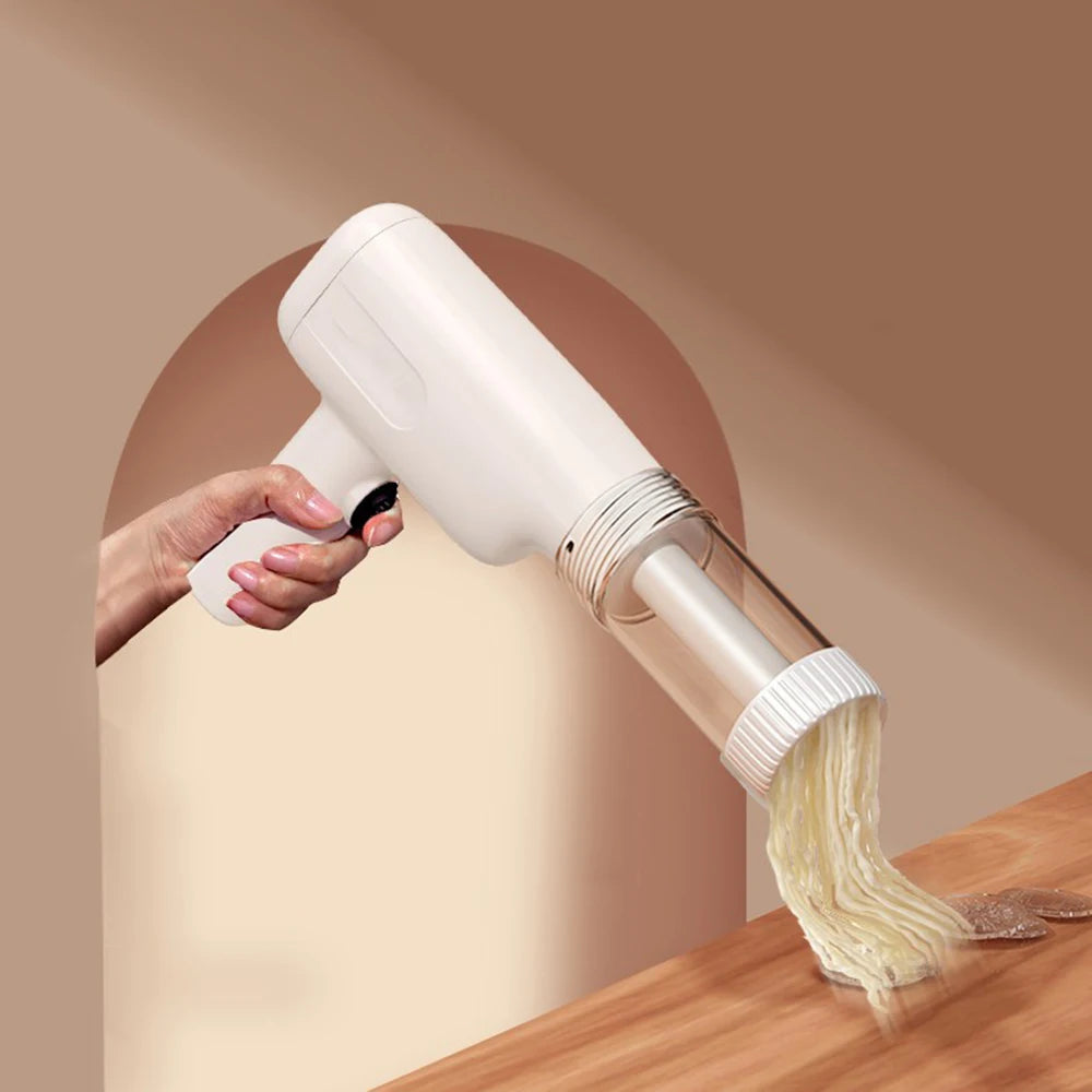 USB Cordless Electric Pasta Maker Machine Automatic Pasta Noodle Maker Portable 6 Molds for Home Kitchen Gadget 제면기 국수기계