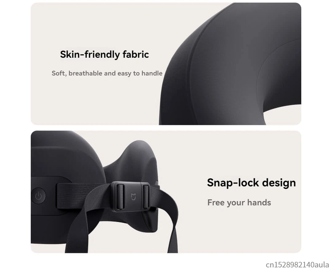 Updated Xiaomi Mijia Smart Neck Pillow Massager Brushless Motor Shoulder Neck Integrated Massage Hot Compress for Mi Home APP