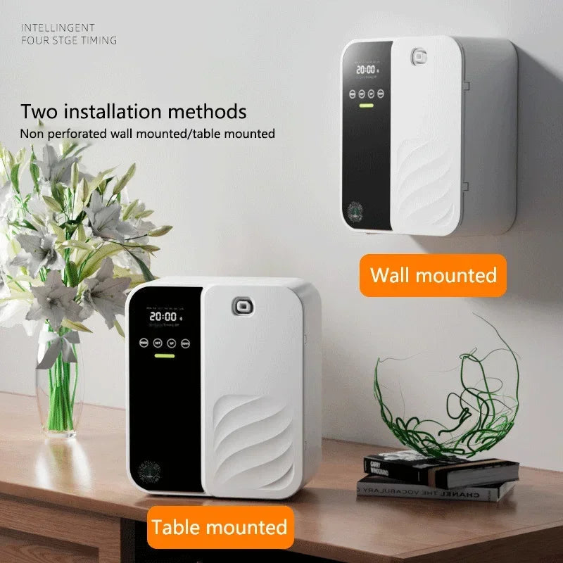 1000m³ Electric Smell Distributor Bluetooth Wall Mounted Fragrance Diffuser Professional Aroma Diffuser Electric Smell for Home