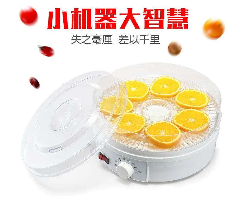 Vegetable dried fruit machine food dehydrator household 110V fruit dryer pet food hot air dryer