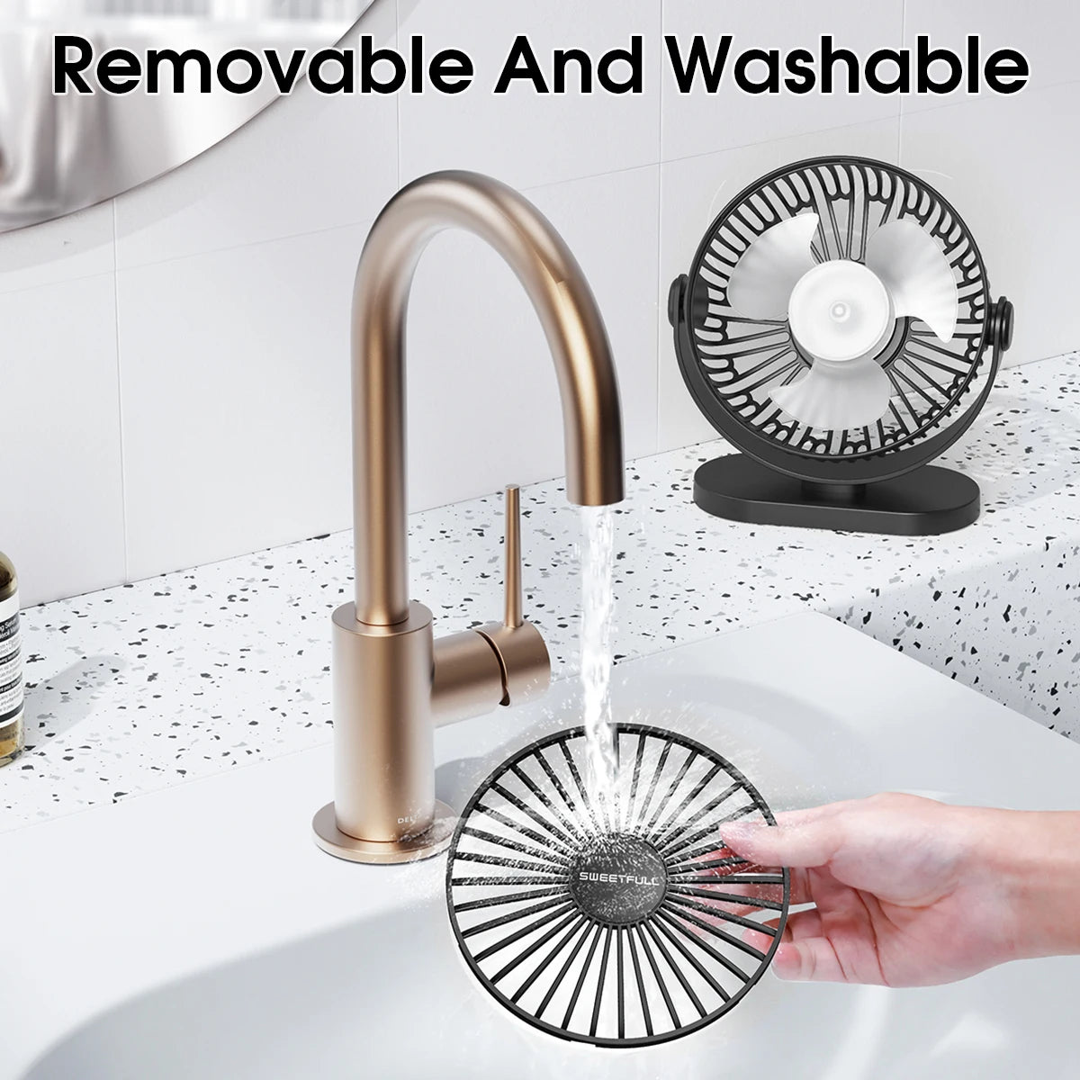 Electric Fan Portable Cooling Laptops Silent USB Fan Three Speed Adjustment for Home Office Desktop Outdoor Camping Mini Fan