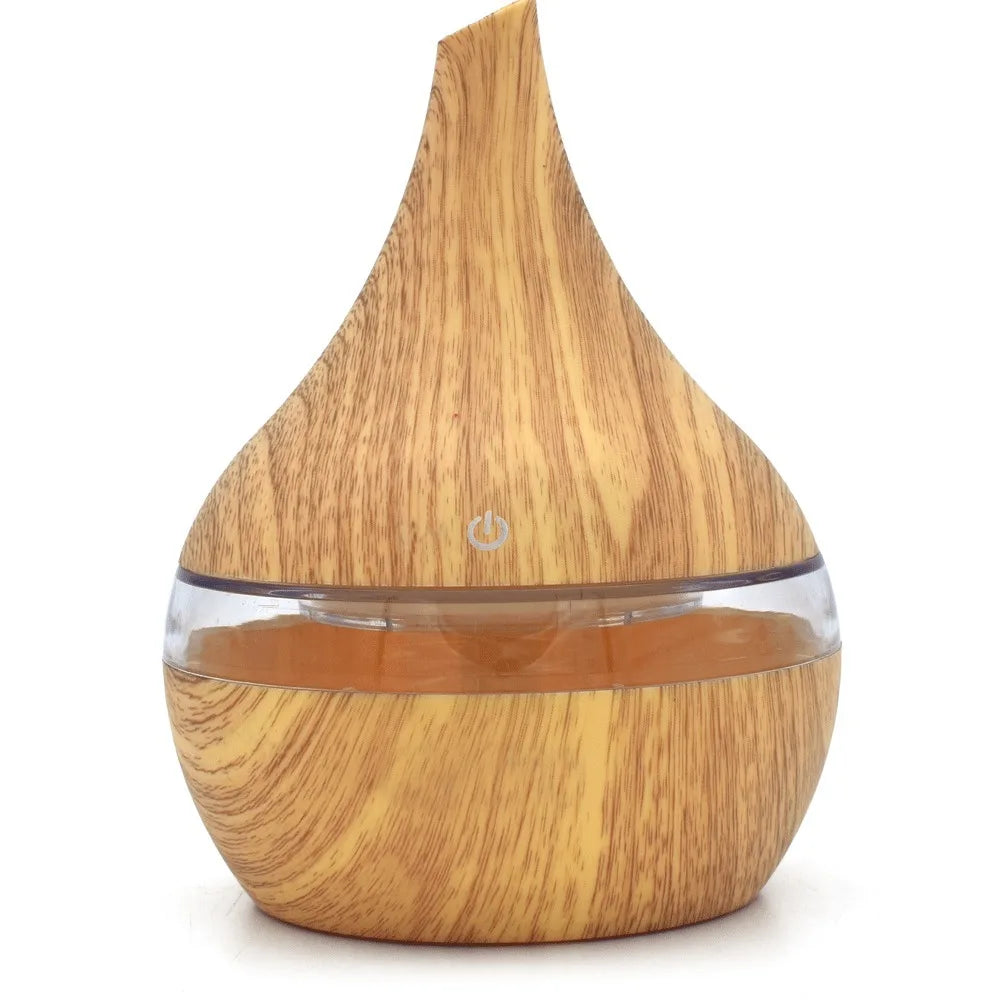 Portable Aroma Diffuser Ultrasonic Air Humidifier Essential Oil Mist Maker Cool Mist Air Purifier with 7 Color LED Night Light