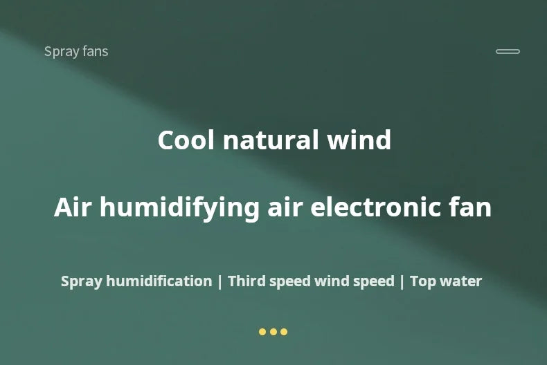 Portable Desktop Cold Air Fan USB Mini Home Use Multi-Function Air Conditioner Fan for Personal Cooling