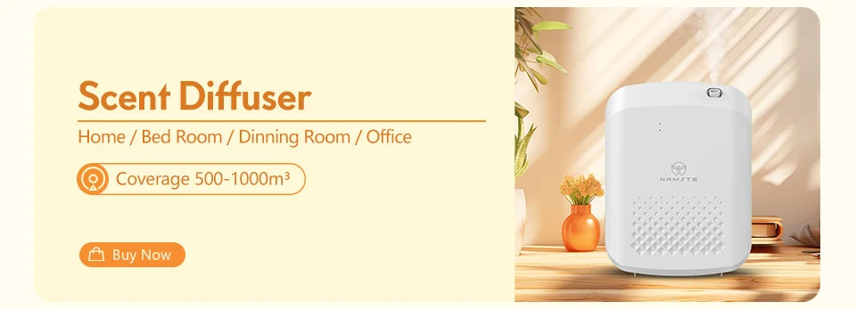 NAMSTE 300m³ Room Battery Aromatic Oil Diffuser Perfume Electric Aromatic Oasis Electric Smell Home Fragrance Diffuser 200ML