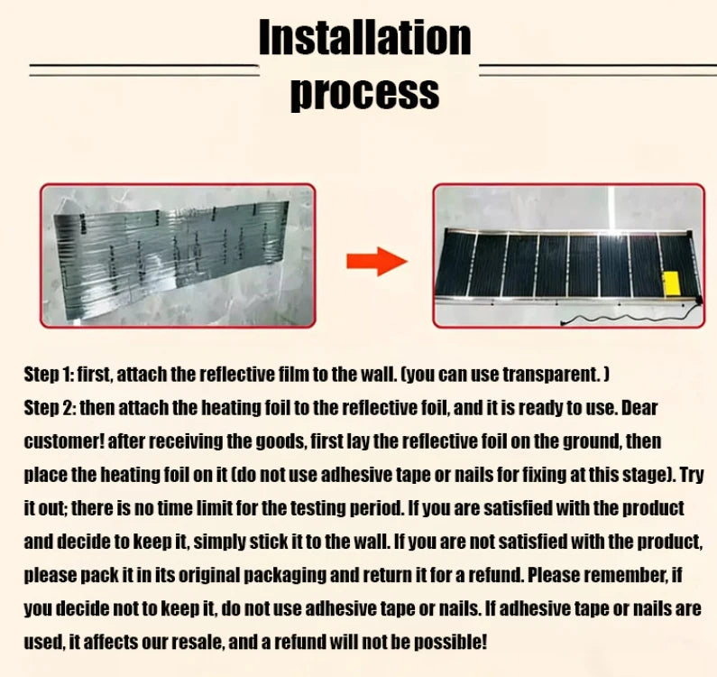 Energy Saving Graphene Heater Wall Mounted Fast Electric Heating Panel Far Infrared Heating Plate For Living Room Bedroom Office