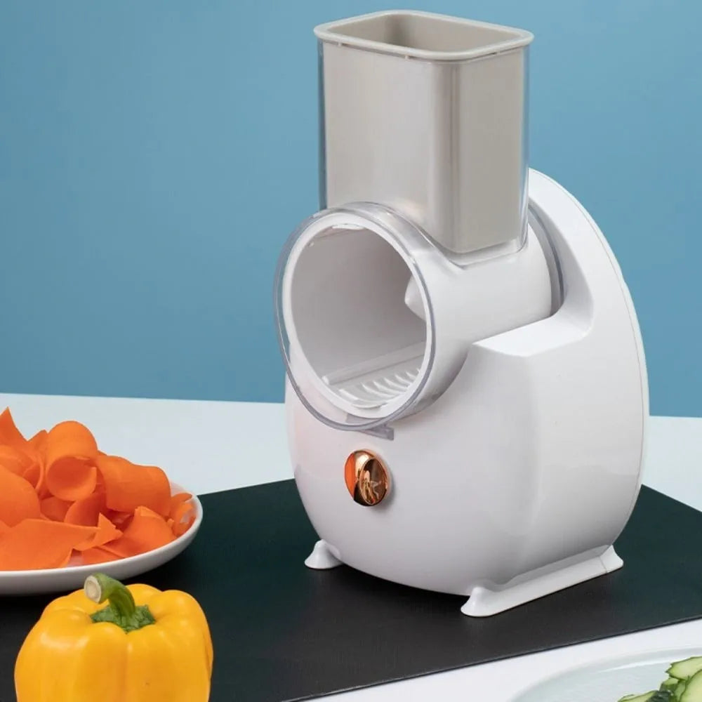 Automatic Electric Rotary Vegetable Shredder Efficient Cordless Vegetable Slicer Effort-saving Cheese Grater Restaurant