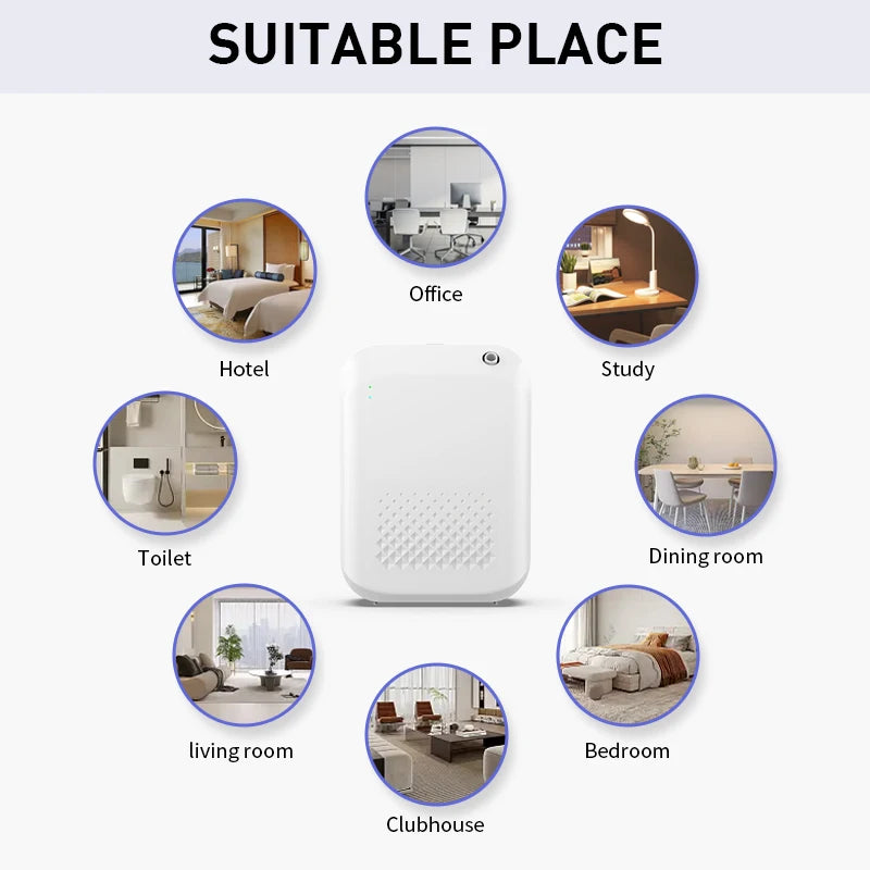 NAMSTE Professional Aroma Diffuser 300m³ Aroma Diffuser Electric Aromati Oasis 150ML Essential Oil Capacity Air Freshener