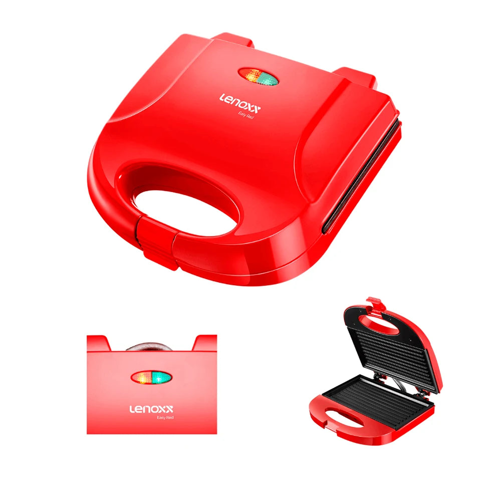 Sandwich and Electric Grill Lenoxx Easy Red PSD119 127V