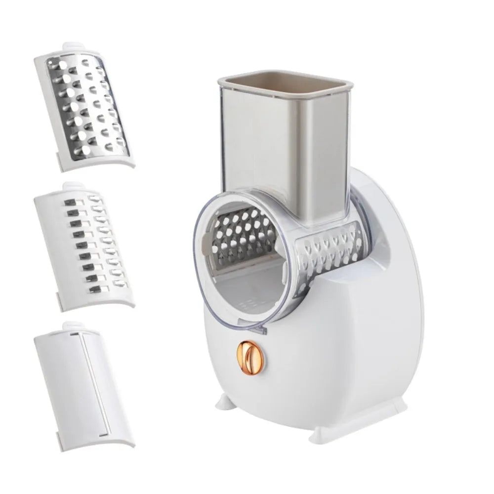 Automatic Electric Rotary Vegetable Shredder Efficient Cordless Vegetable Slicer Effort-saving Cheese Grater Restaurant